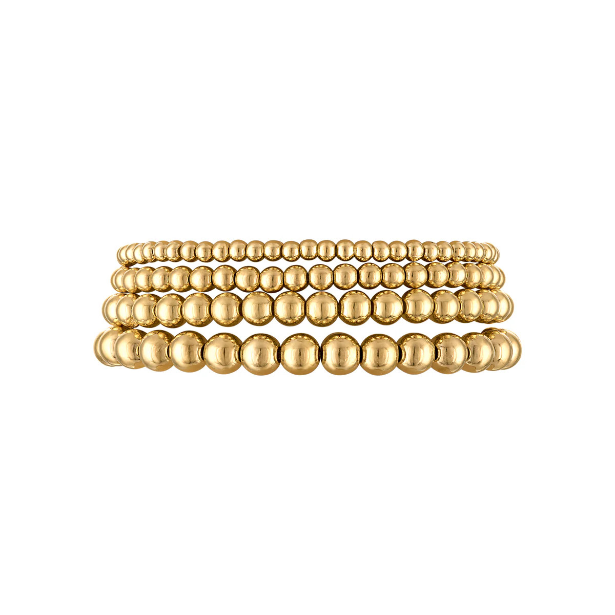 Gold Ball Bracelets | Logan Tay