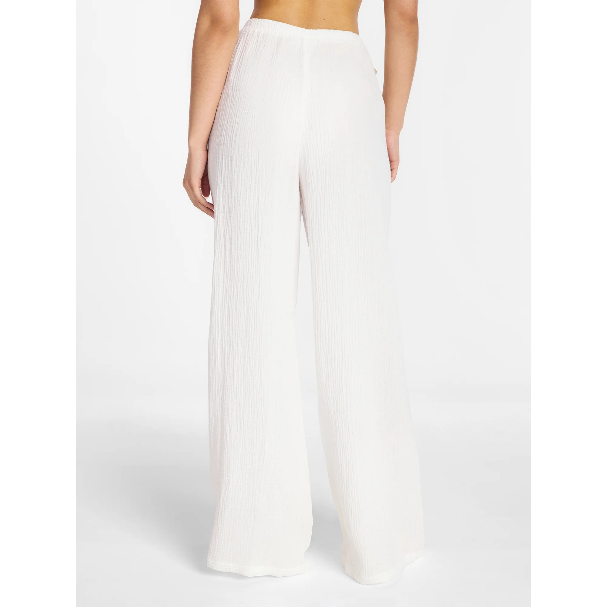 No Boundaries Side Tie Gauze Beach Pants, Women's XXS-XXL - Walmart.com | Walmart (US)