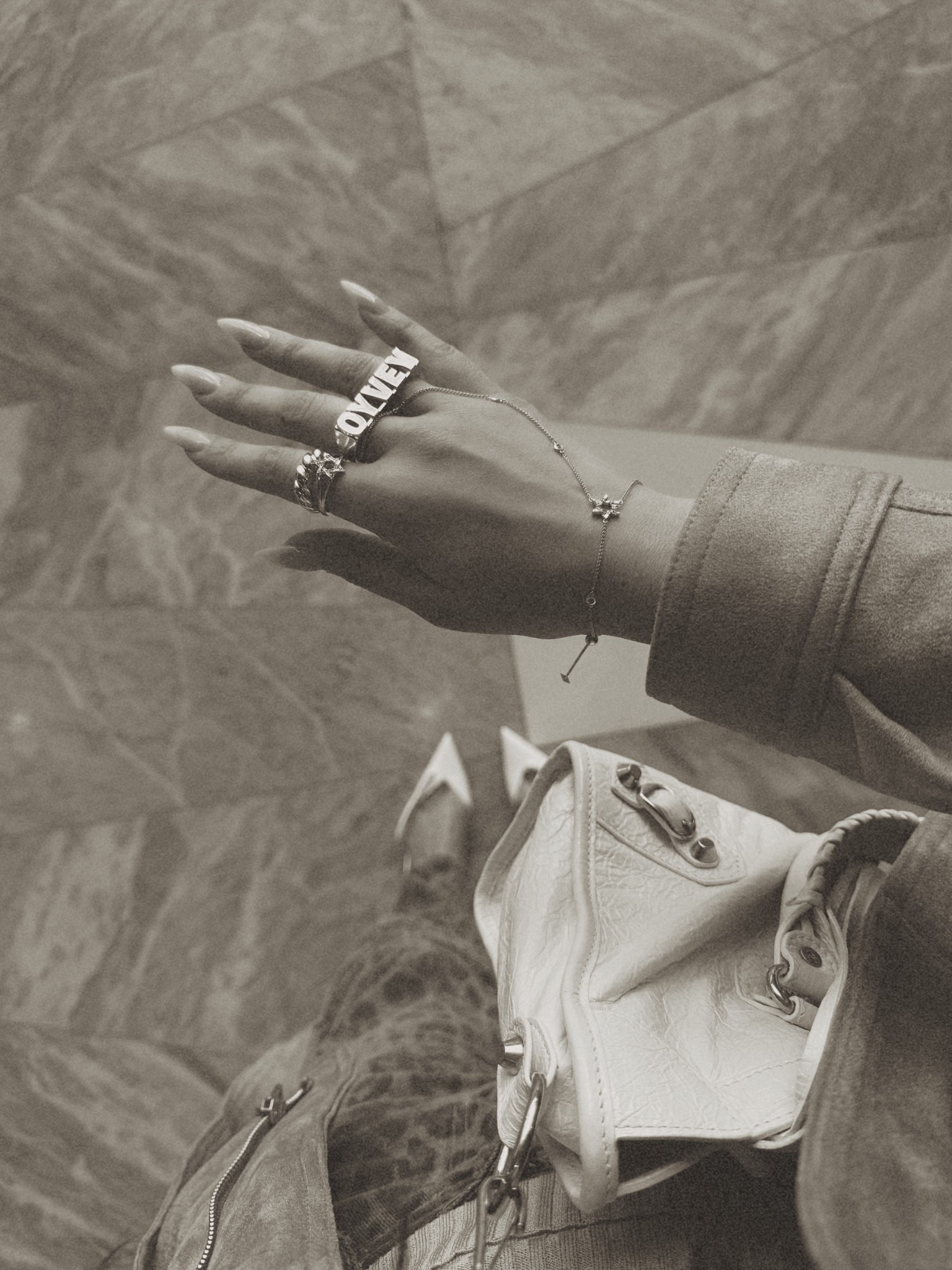 I keep getting questions about this custom two finger ring. You can make it say anything. 