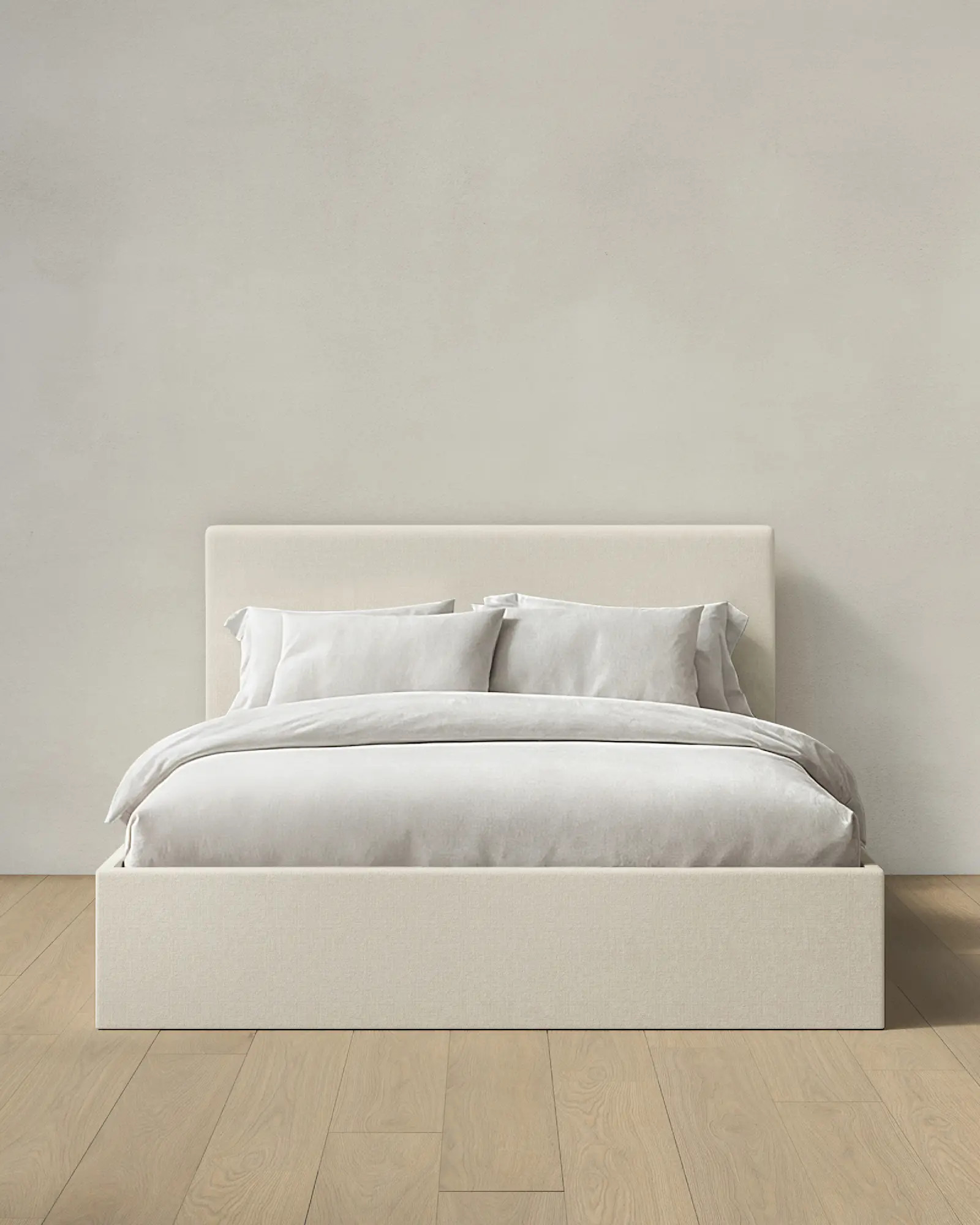100% Linen Square Bed | Quince