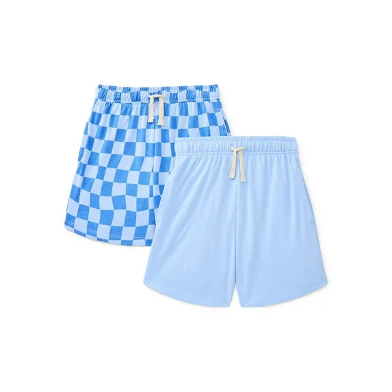 Wonder Nation Little Boys Knit Shorts, 2-Pack, Sizes 4-10 | Walmart (US)