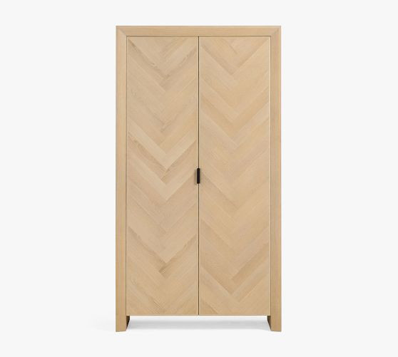 Blair Herringbone Tall Storage Cabinet (42") | Pottery Barn (US)