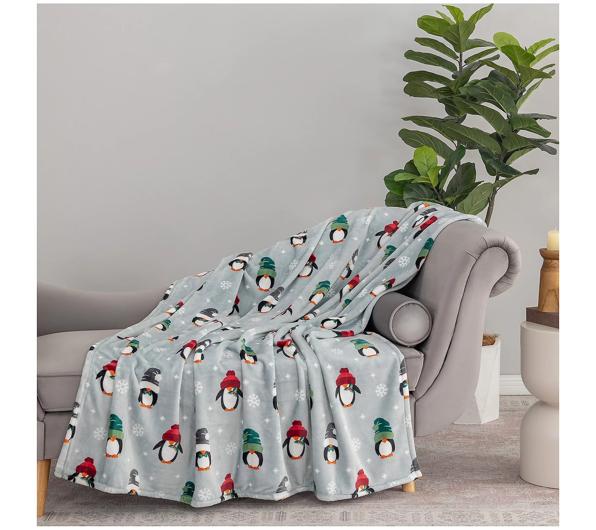 Berkshire Holiday Animal 60x70 PlushThrow | QVC