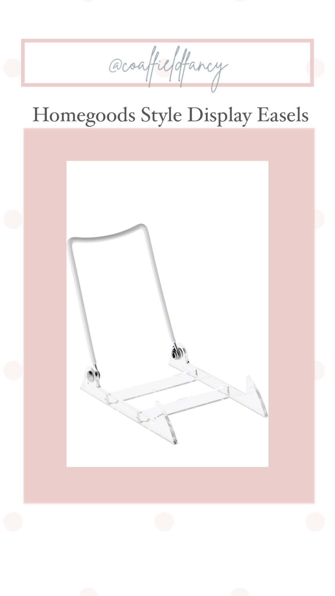 Home Goods style display easels. Perfect for displaying platters & display elements in your home decor! They come in a 6 pack! 

#LTKhome #LTKfindsunder50