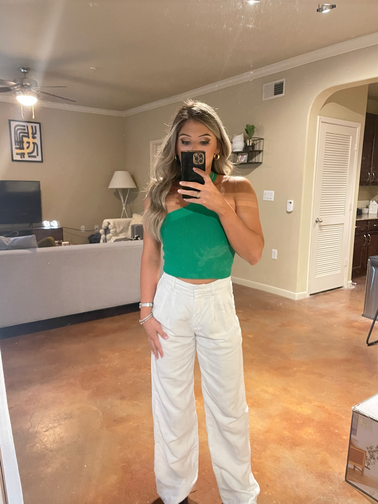 St Patrick’s day outfit inspo 
Top and bottom from Aritzia 
St paddy’s day #LTKfit 

#LTKSeasonal #LTKstyletip