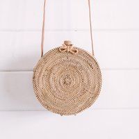 Balinese Crossbody Bag Woven bag Basket Bag  Straw Bag Summer Bag Rattan Round bag Boho Bag Hippie Bag Bohemian Bag Boho Bag | Etsy (US)