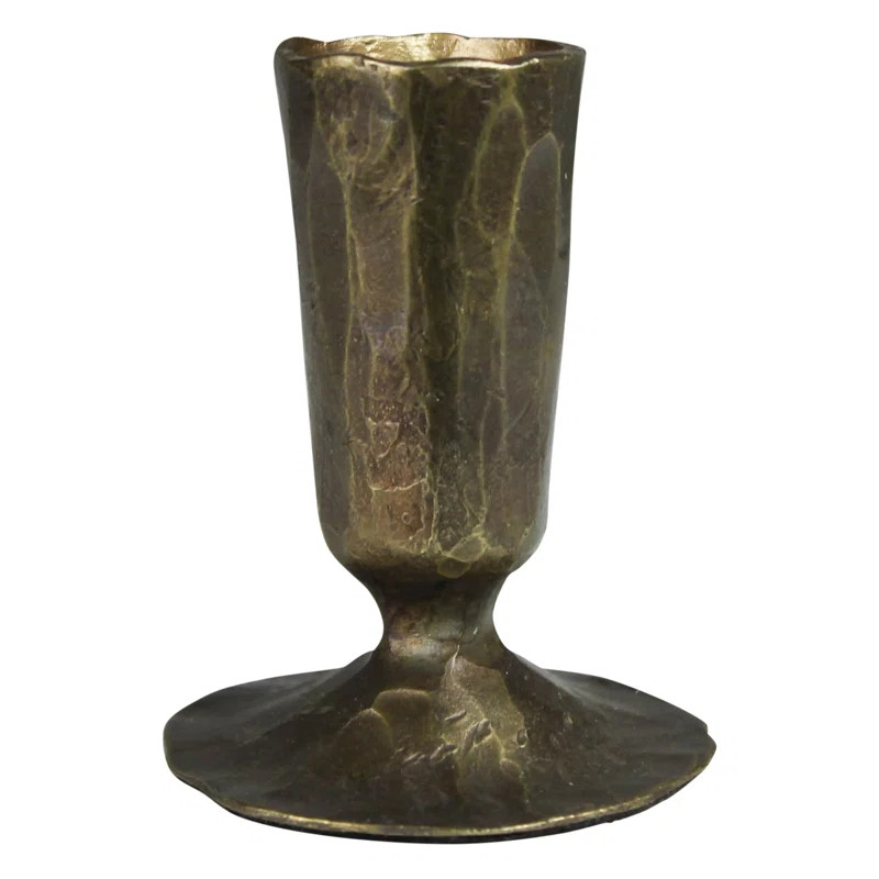 3'' H Metal Tabletop Candlestick | Wayfair North America
