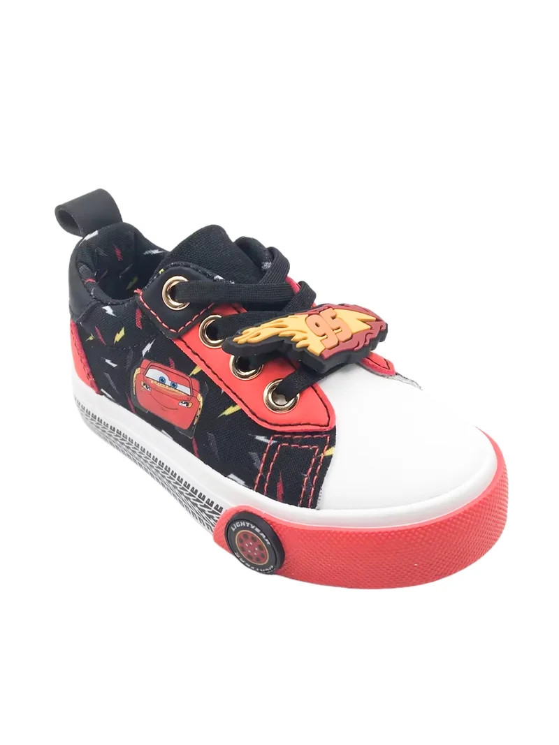 Cars Toddler Boy Lightning McQueen Court Sneaker | Walmart (US)