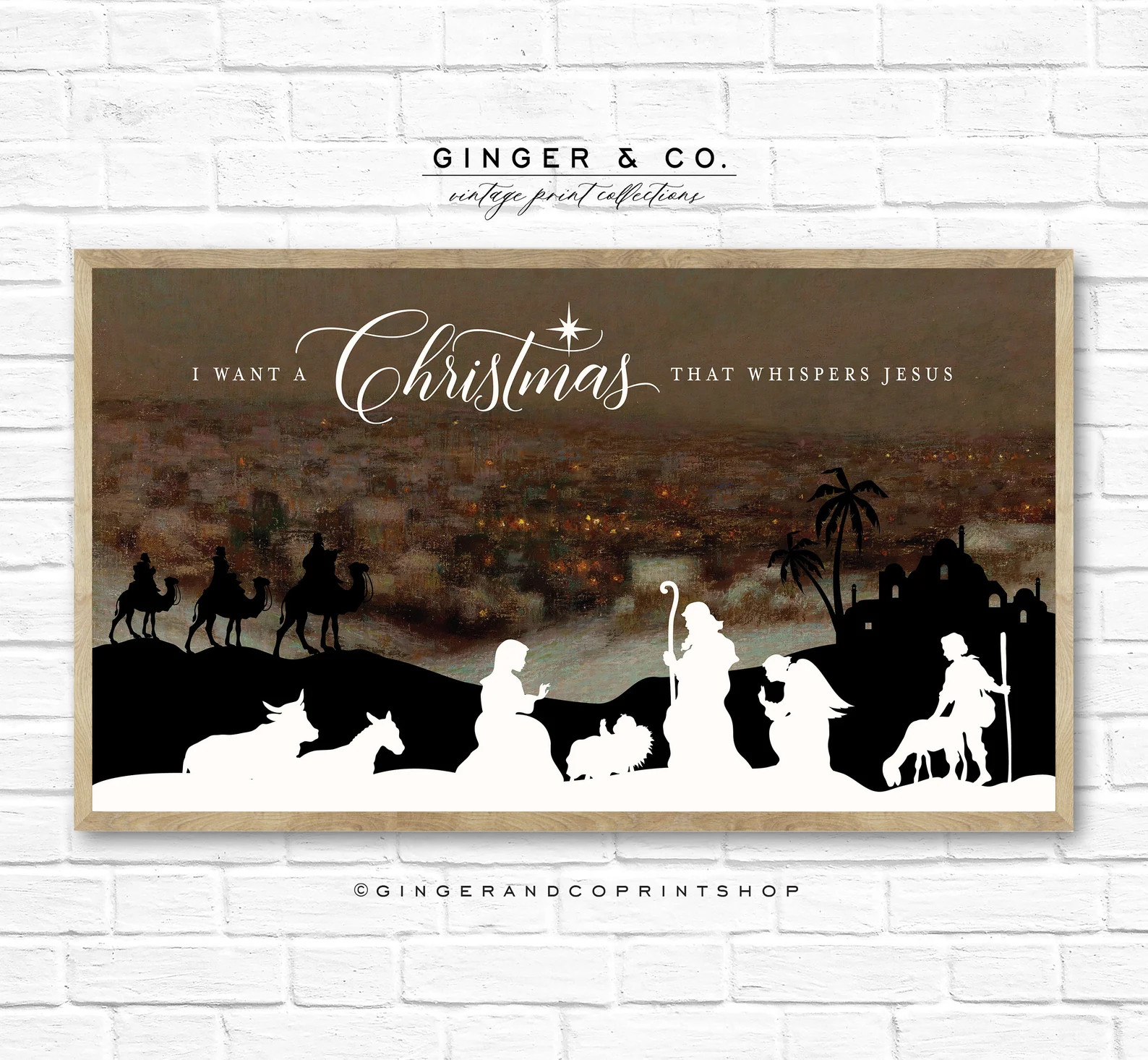 A Christmas That Whispers Jesus Nativity Art SAMSUNG FRAME TV Art Digital Download - Etsy | Etsy (US)