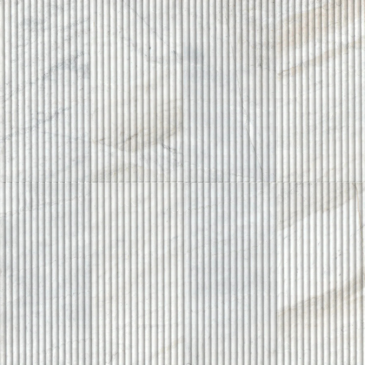 Stratos 12 in. x 24 in. Convex Fluted Honed Marble Wall Tile | Wayfair North America
