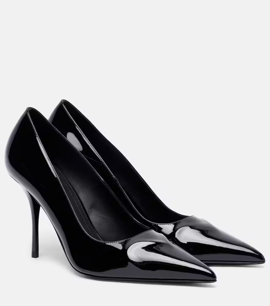 Alaia Le Cour 3D 90 patent leather pumps | Mytheresa (UK)