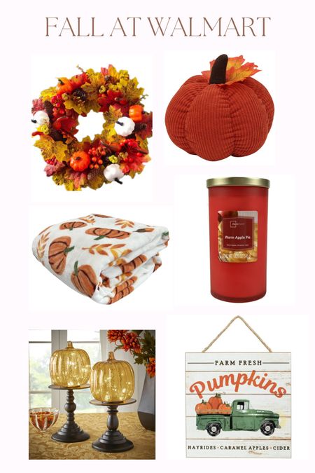 Walmart has the cutest new Fall decor for Fall 2023! I’m obsessed and omg so affordable too! #Fall #Falldecor #Walmart #Fall2023 

#LTKunder50 #LTKSeasonal