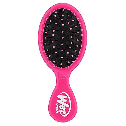 Wet Brush Mini Detangler Hair Brush, Pink, Detangling Travel Hairbrush, Ultra-Soft IntelliFlex Br... | Amazon (US)