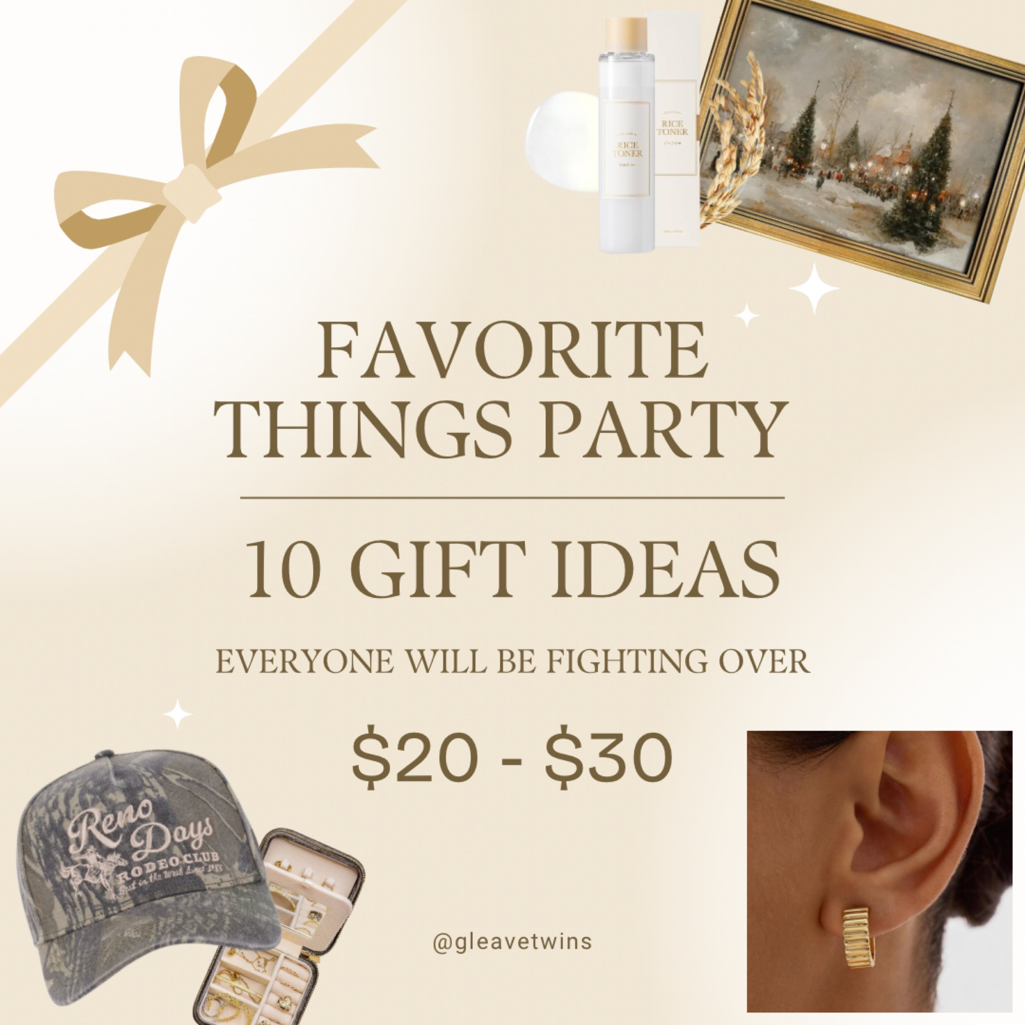 Our favorite things party gift ideas! I would LOVE to go home with any of these gifts! 🎄🎁

#LTKHoliday #LTKFindsUnder50 #LTKGiftGuide