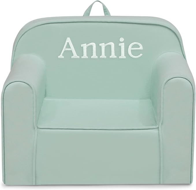 Delta Children Personalized Cozee Chair - Customize with Name – Foam Kids Chair for Ages 18 Mon... | Amazon (US)