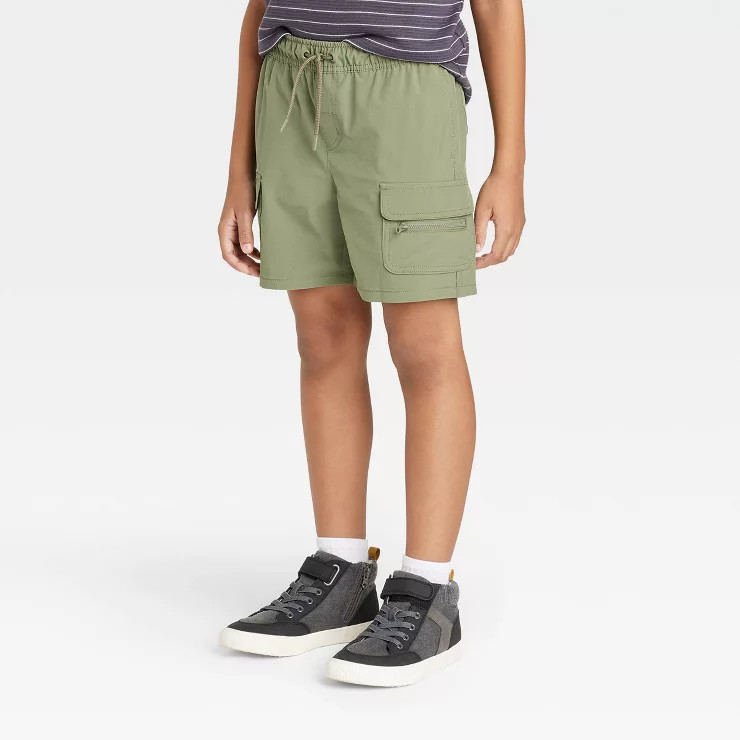 Boys' Quick Dry 'Above the Knee' Relaxed Pull-On Cargo Shorts - Cat & Jack™ | Target