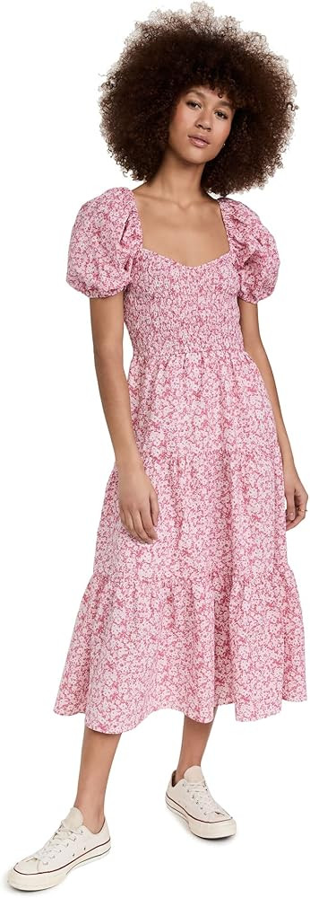 MOON RIVER Women's Smocked Dress | Amazon (US)