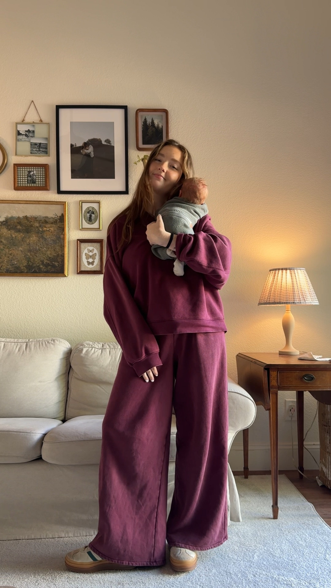 My favorite matching set for postpartum + pregnancy & it’s currently on SALE! I ordered a size XL in the crewneck and a medium in the pants! 🤍 

#LTKBump #LTKGiftGuide #LTKFindsUnder100