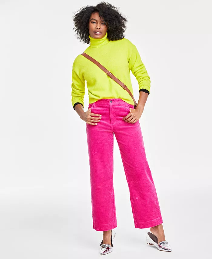Women's Wide-Leg Corduroy Pants, Created for Macy's | Macy's