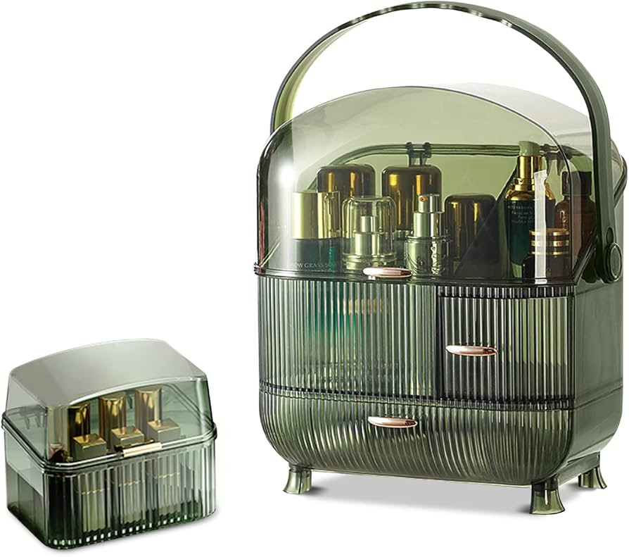 Galatée Multi-Function Make Up Case Dustproof Cosmetic Storage Box,Cosmetics Skin Care Products ... | Amazon (UK)