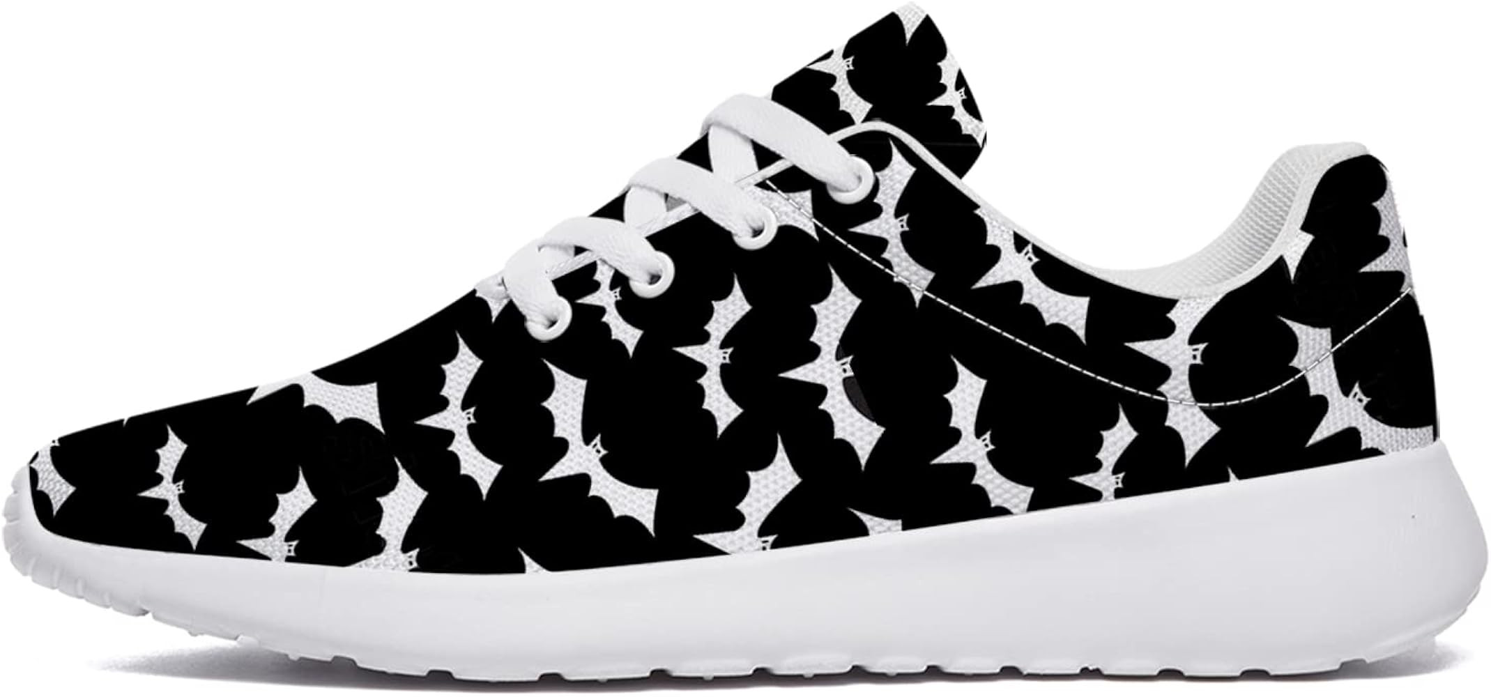 Bat Printed Shoes for Men Women Custom Halloween Day Design Tennis Running Walking Sneakers Gifts fo | Amazon (US)