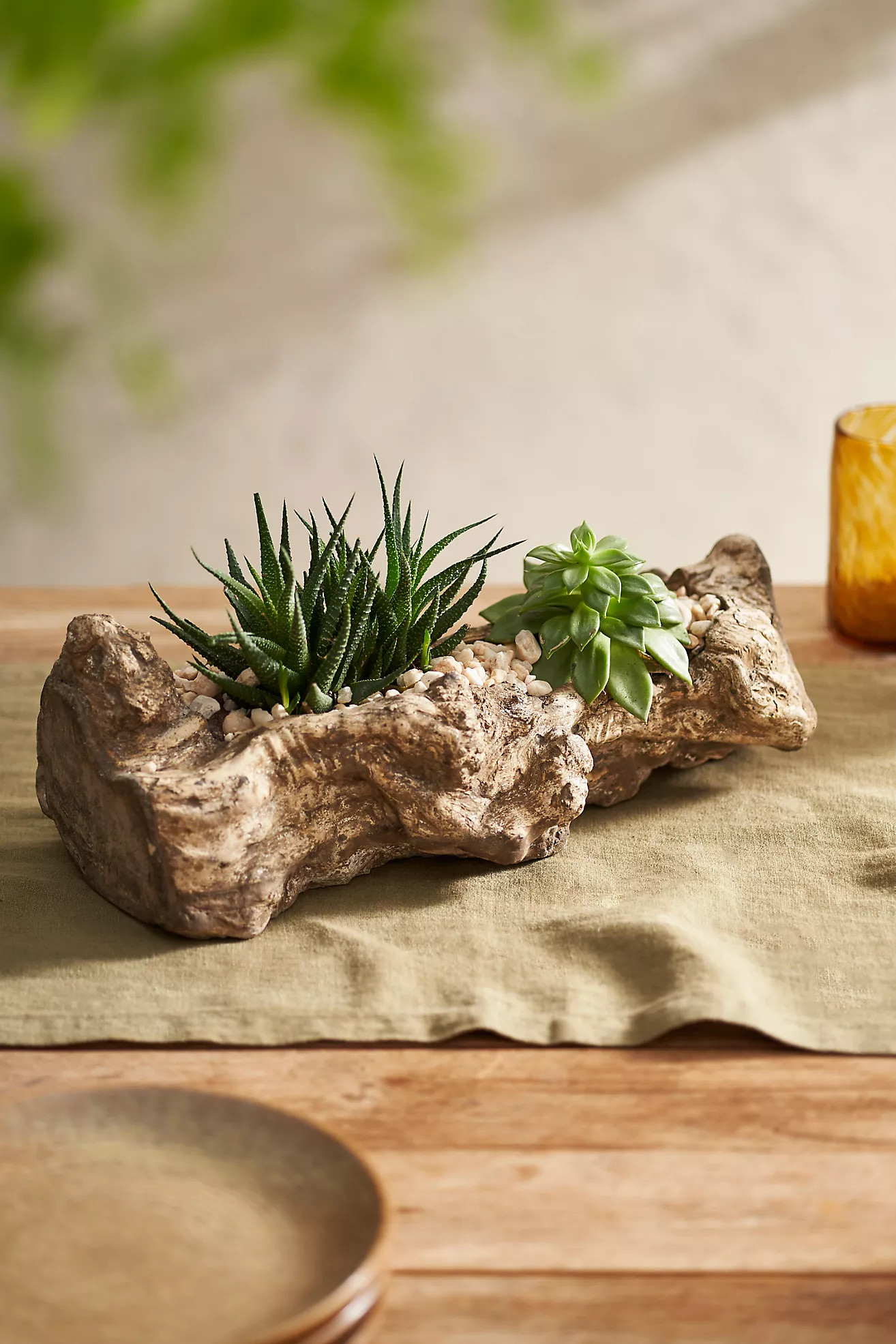 Bluta Cast Stone Trough | Anthropologie (US)