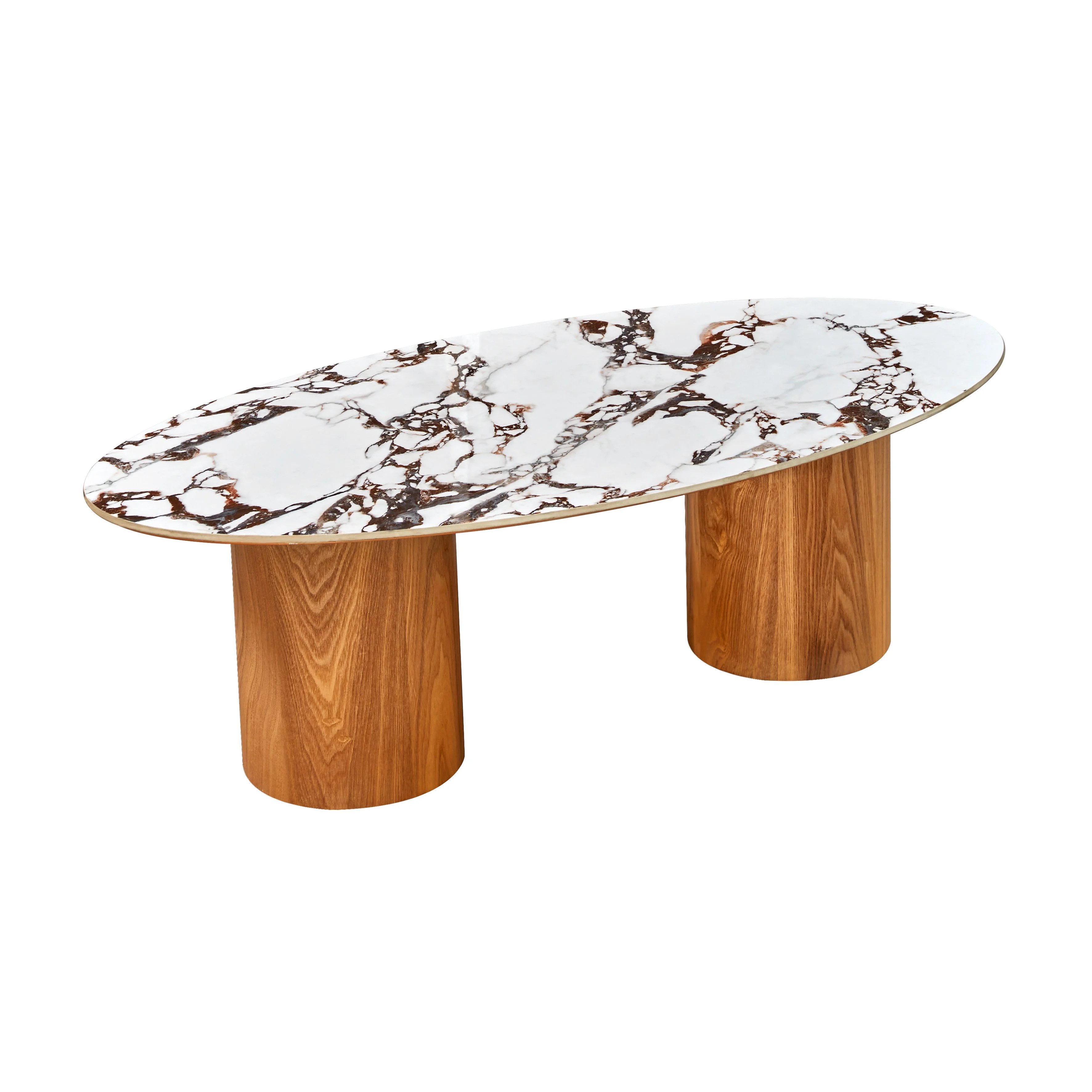 Tamara Ceramic Oval Coffee Table - Walmart.com | Walmart (US)