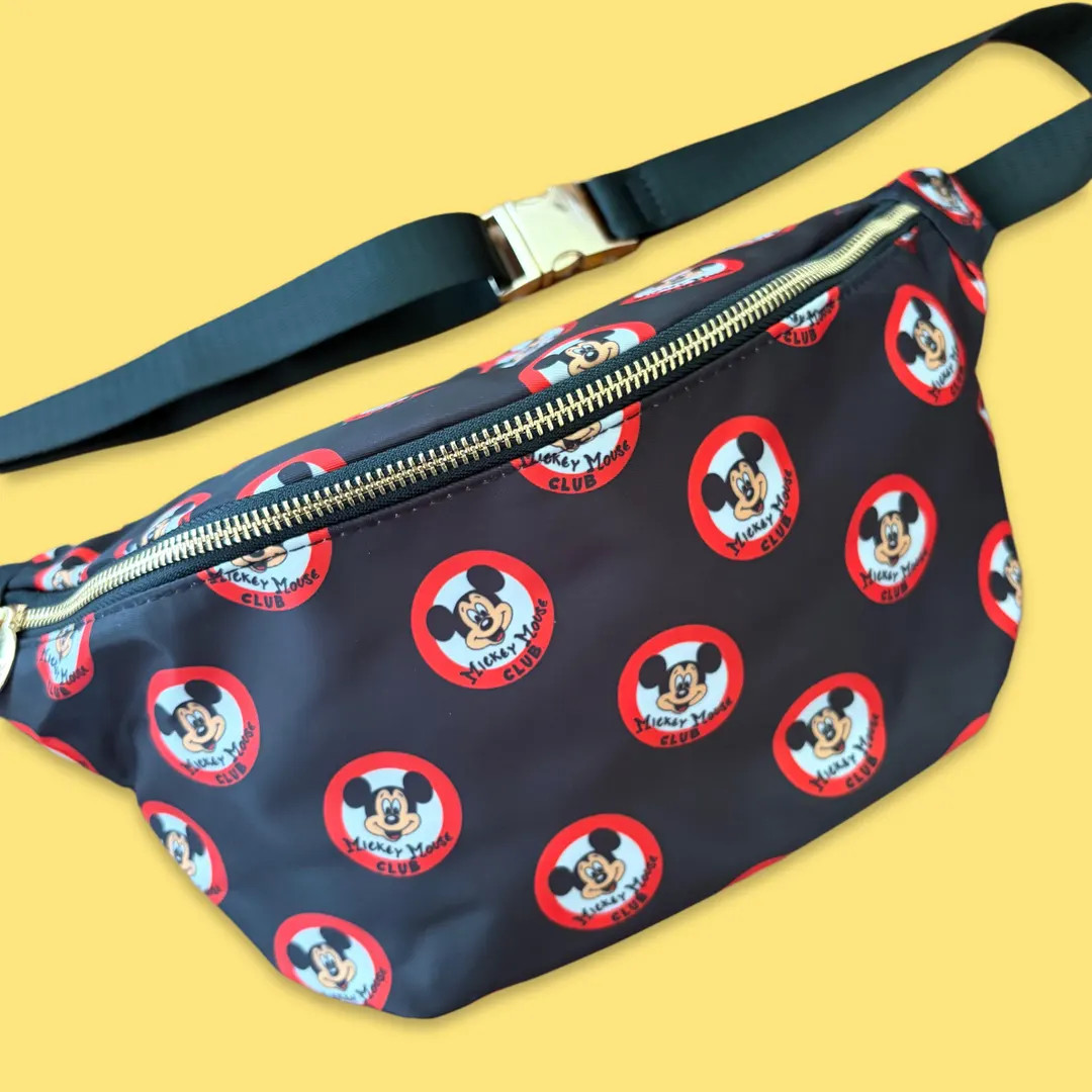 Mouse Club XL Belt Bag: Theme Park Crossbody Bum Bag | Etsy (US)