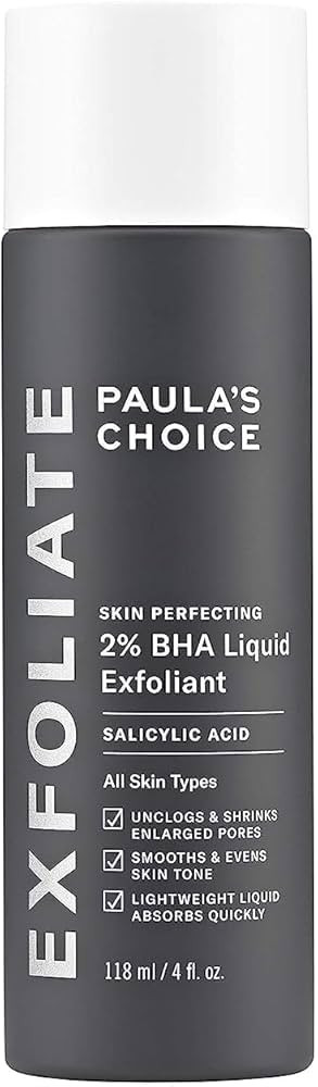 Paulas Choice--SKIN PERFECTING 2% BHA Liquid Salicylic Acid Exfoliant--Facial Exfoliant for Blackhea | Amazon (US)