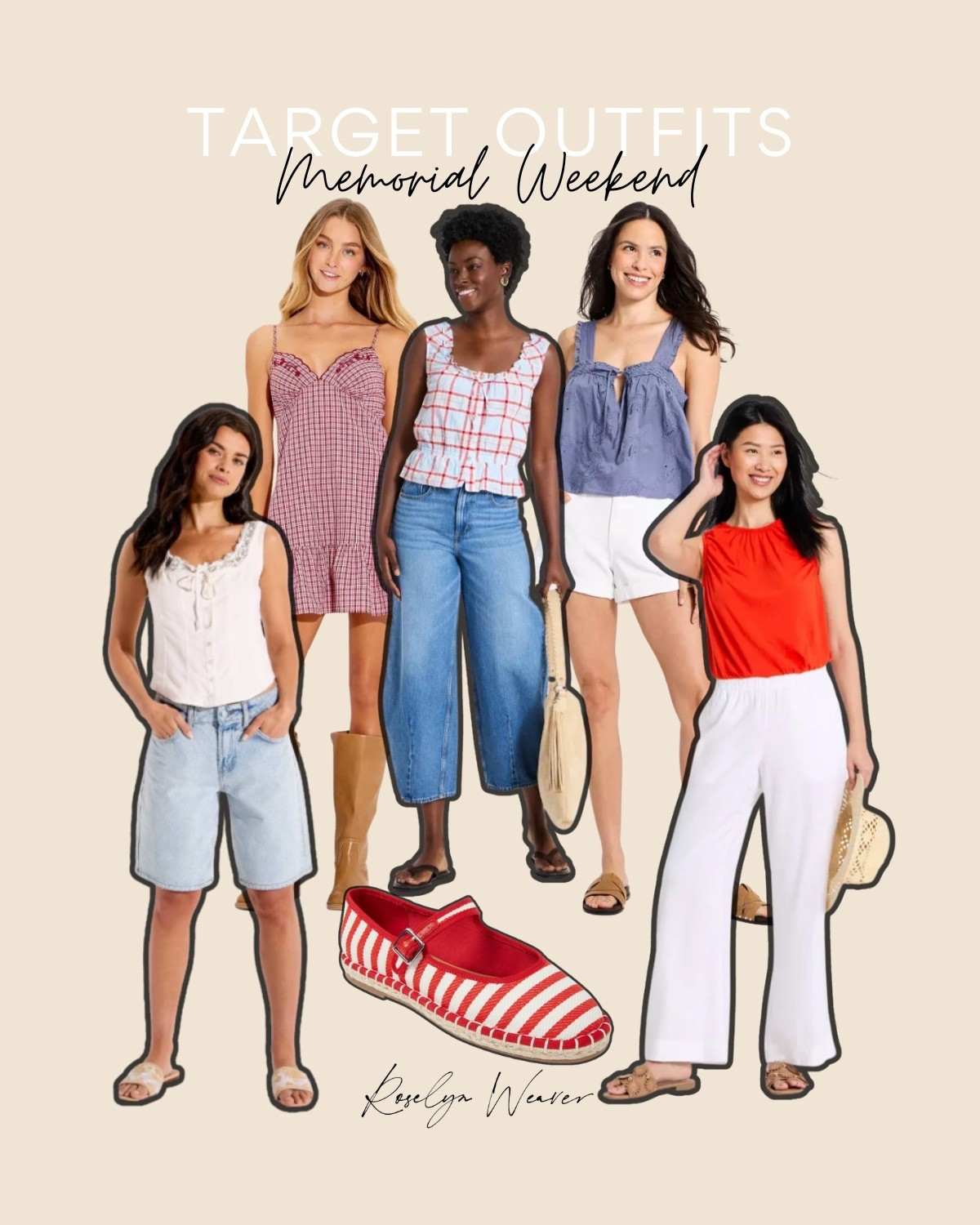 Memorial weekend outfits 🇺🇸

Summer outfit, red white and blue outfit, target outfit, 4th of July outfit, matching set, striped brown sandals, red halter top, patriotic outfit, Bermuda shorts,

#LTKSaleAlert #LTKOver40 #LTKWorkwear