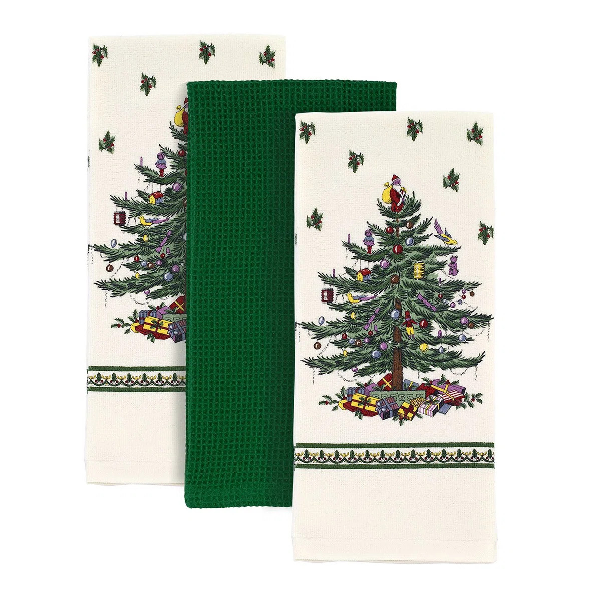 Christmas Tree Kitchen Assorted Linens Set (Set of 3) | Wayfair North America