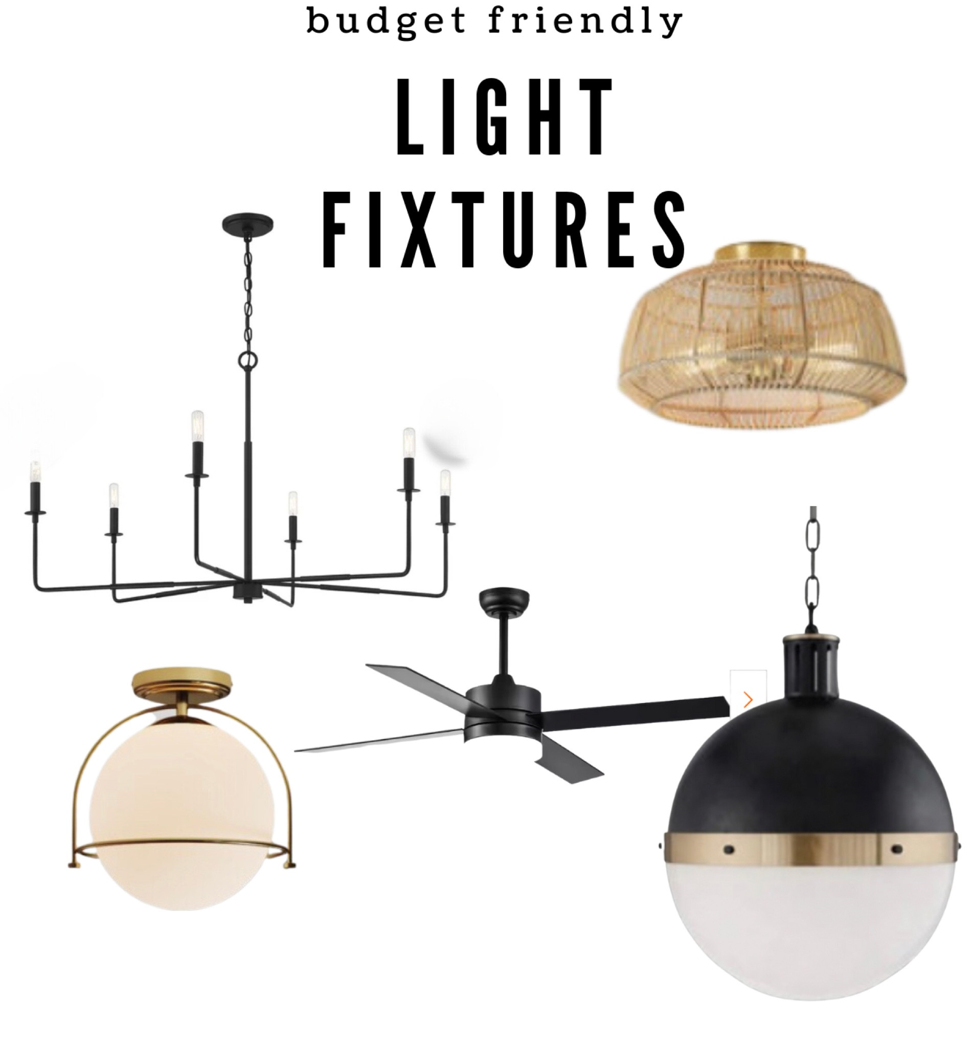 budget friendly light fixtures #Ltkhome