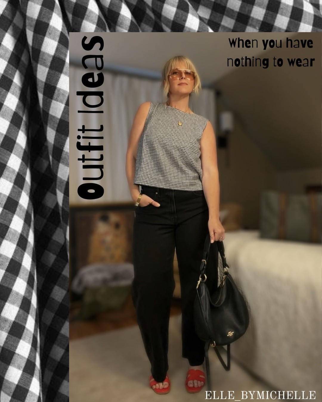 Gingham is back and I’m here for it🖤

I’m 5’8” and a size 12, wearing a Large-tall in the top. 
Abercrombie jeans: 31 long 
Amazon sandals are true to size: 9.5

@abercrombie @amazonstylefinds @gapstyle

#LTKMidsize #LTKTall #LTKootd