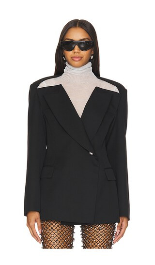 toile Blazer in Black | Revolve Clothing (Global)