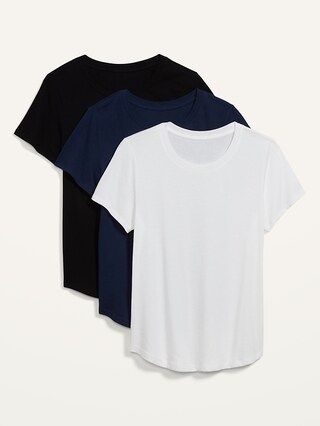 EveryWear Crew-Neck T-Shirt 3-Pack for Women | Old Navy (US)