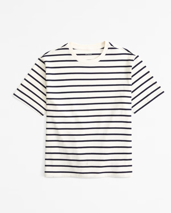 Essential Premium Polished Relaxed Tee | Abercrombie & Fitch (US)