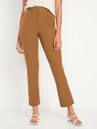 High-Waisted Pixie Straight Ankle Pants for Women | Old Navy (US)