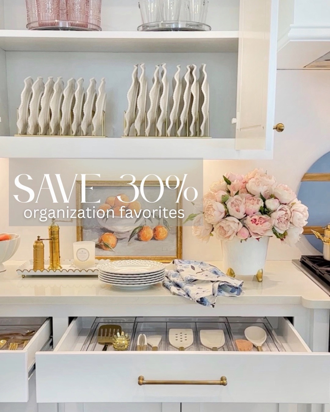 30% off organization favorites!  