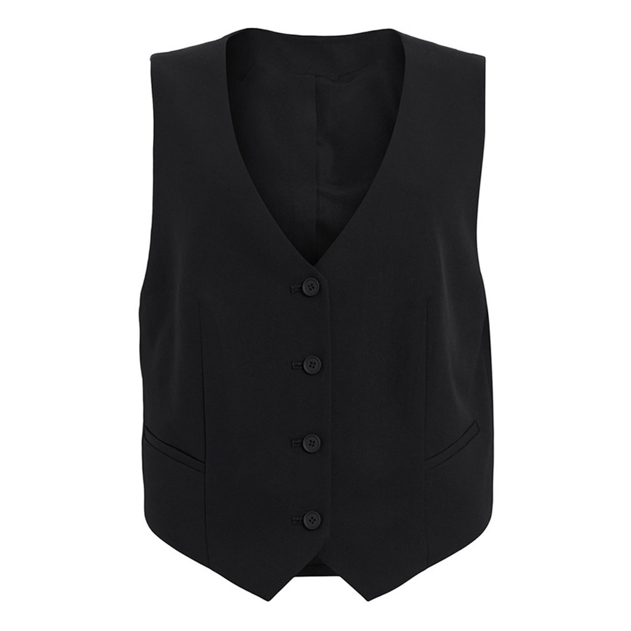 ALLSAINTS Aleida Single-Breasted Waistcoat - Black | Brown Thomas (IE)