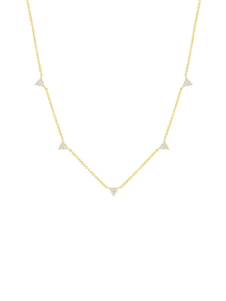 Trio Diamond Layering Necklace 14K | leMel