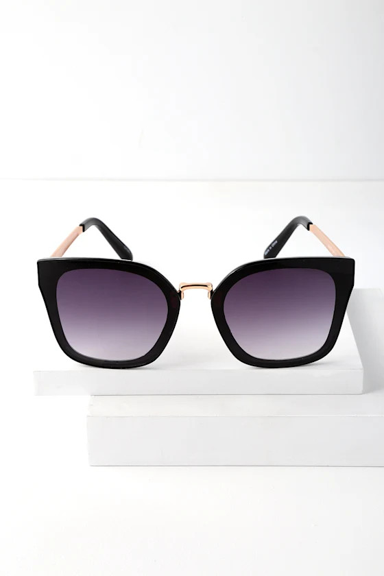 Augusta Black Sunglasses | Lulus (US)