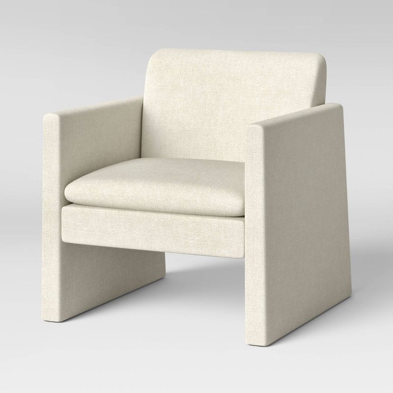 Peletier Fully Upholstered Accent Chair Cream - Threshold™ | Target