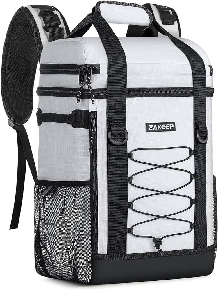 ZAKEEP Cooler Backpack, 36 Cans Multifunctional Leakproof Cooler Backpack with Padded Top Handle,... | Amazon (US)