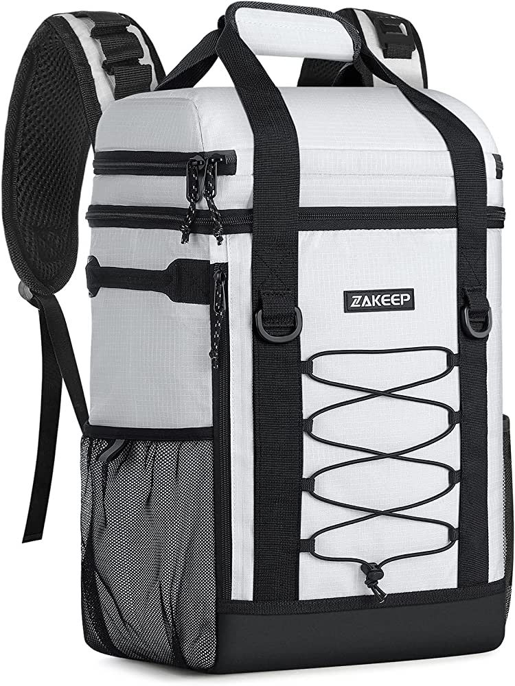 ZAKEEP Cooler Backpack, 36 Cans Multifunctional Leakproof Cooler Backpack with Padded Top Handle,... | Amazon (US)