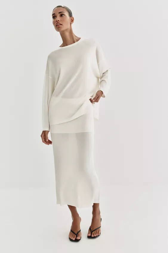 JUPE MI-LONGUE SOFT | Zara US