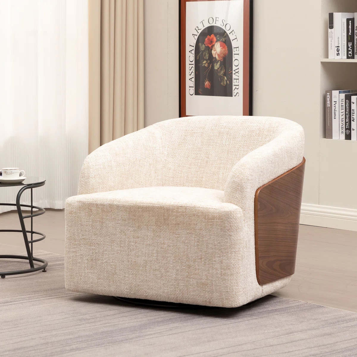 Broderic Swivel Barrel Chair | Wayfair North America