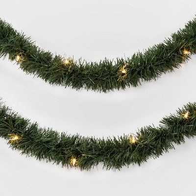 40ft Pre-lit Artificial Christmas Garland Clear Lights - Wondershop™ | Target