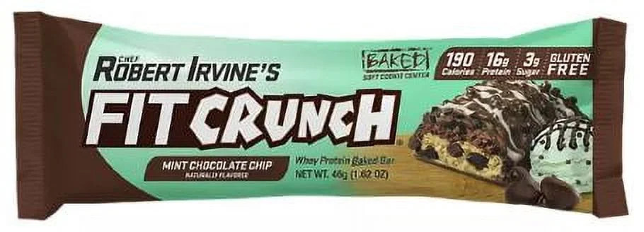 Robert Irvine's Fit Crunch Mint Chocolate Chip (Pack of 4) | Walmart (US)