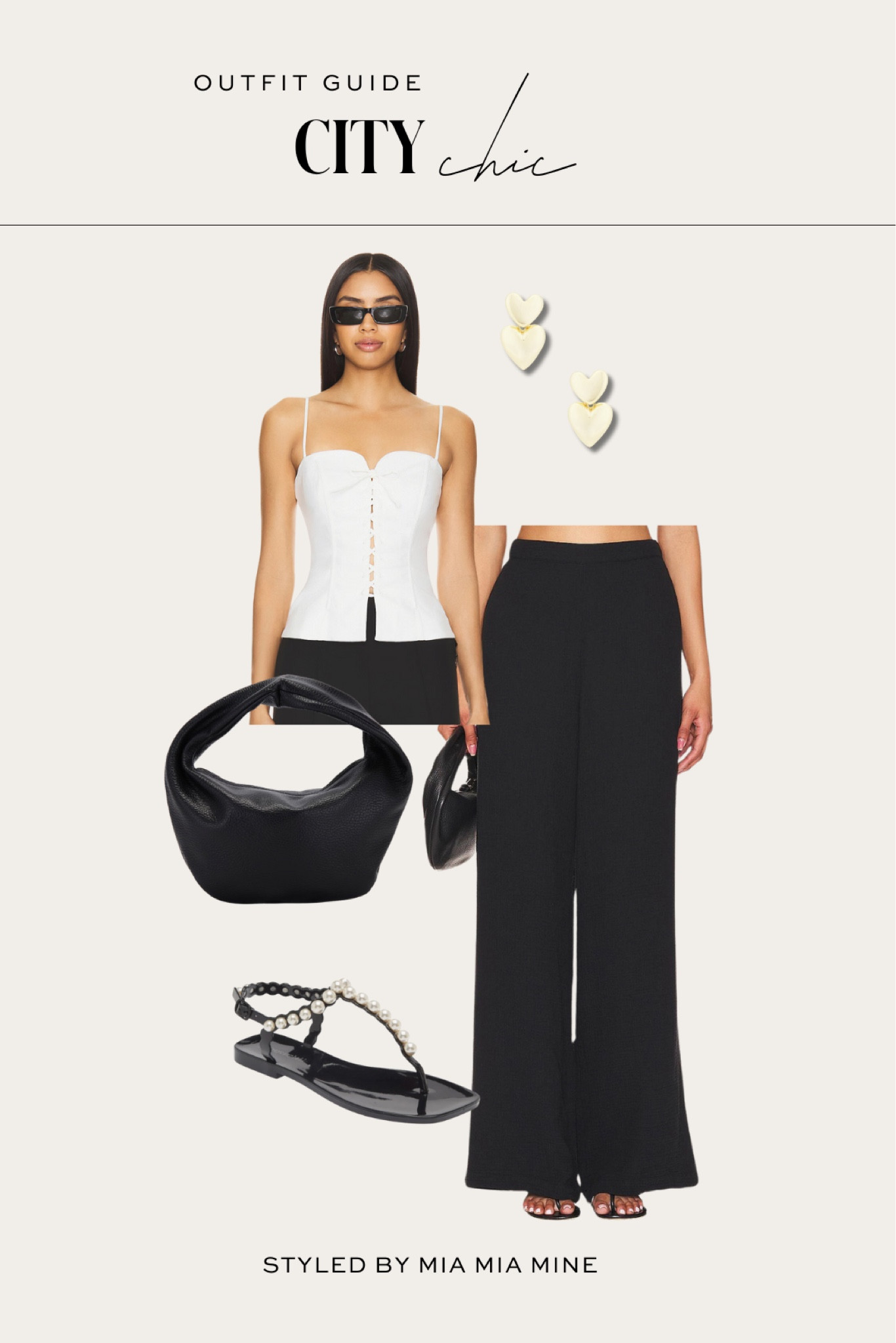 Black and white Summer outfit 
Astr the label cami
Revolve linen pants
Jeffrey Campbell pearl sandals 

#LTKStyleTip #LTKSeasonal #LTKFindsUnder100