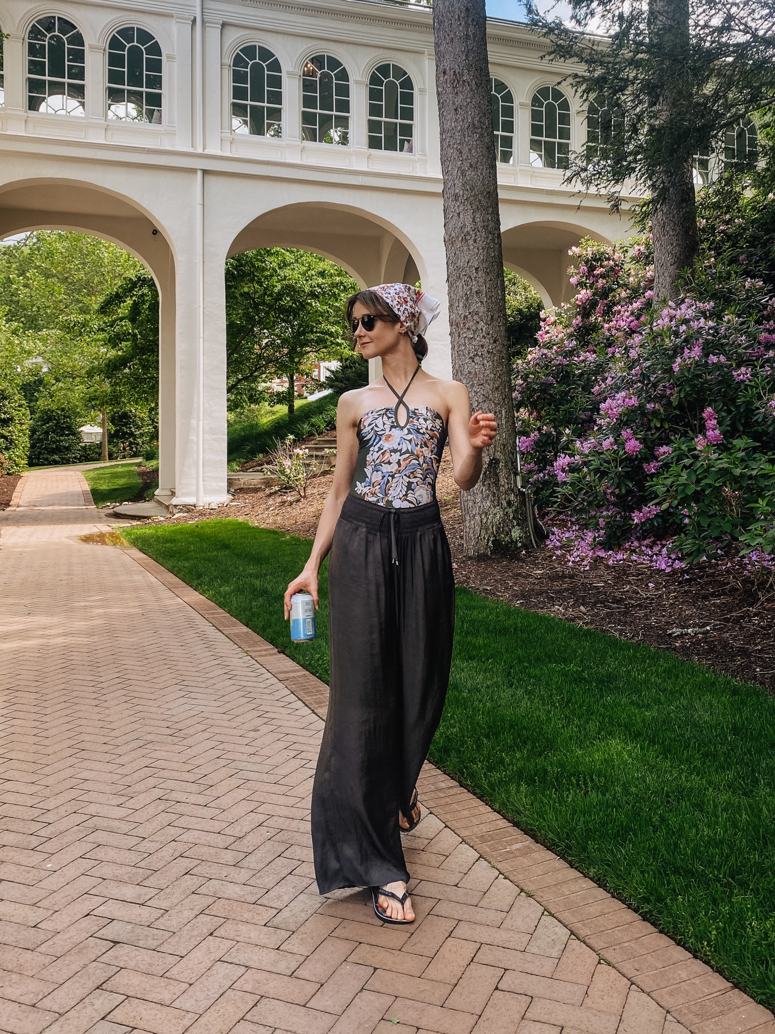 This swimsuit is so pretty, you can wear it out of the pool! Love it with these luxurious silk pants. 

#LTKStyleTip #LTKSwim #LTKTravel